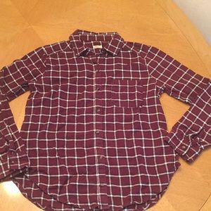 Hollister flannel button up shirt